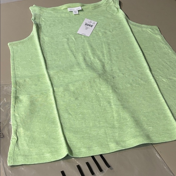 J. Jill Red Coral Sleeveless 100% Linen Top NWT Size SP - Picture 5 of 8